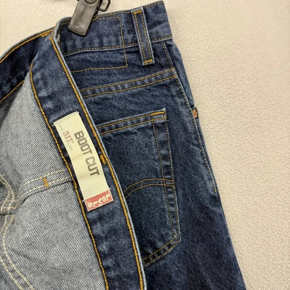 Vintage Levis Jeans men's 42x30 Fits 40x31 Blue 517 Bootcut Boot Dark Wash Y2k
